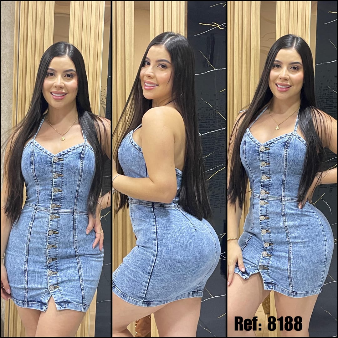 VESTIDO DENIM REF: 8188